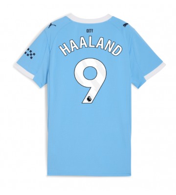 Manchester City Erling Haaland #9 Hjemmebanetrøje Dame 2025-26 Kortærmet